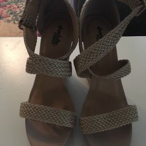 Stylish wedge sandals